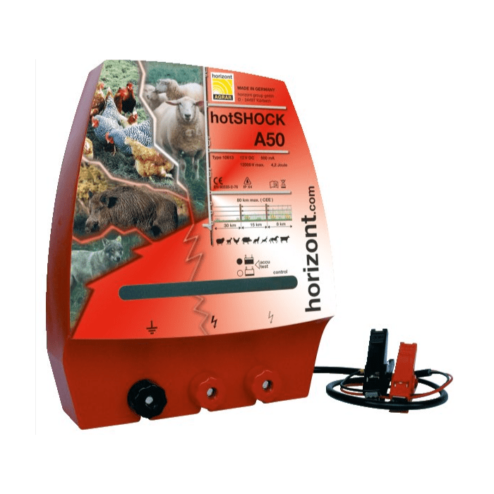 Električni pastir - čobanica: Hotshock A50 - akumulator 12V