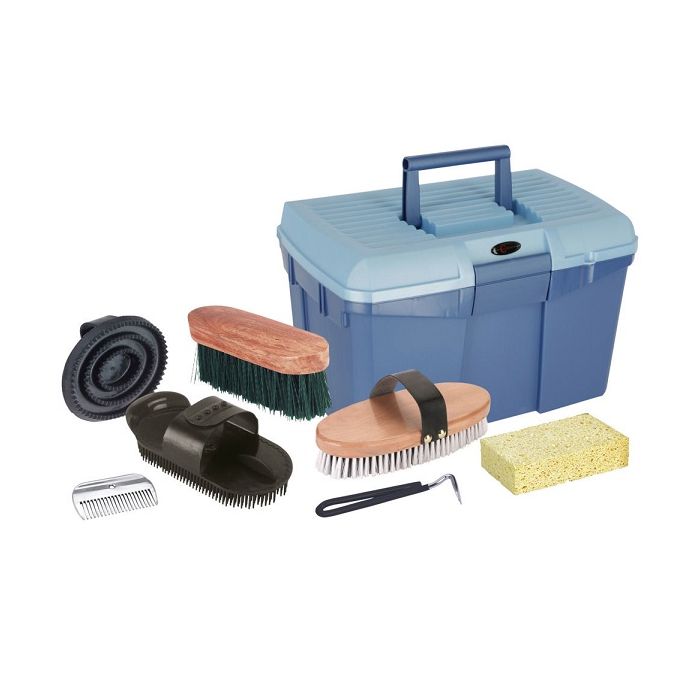 Komplet četke za negu konja u kutiji