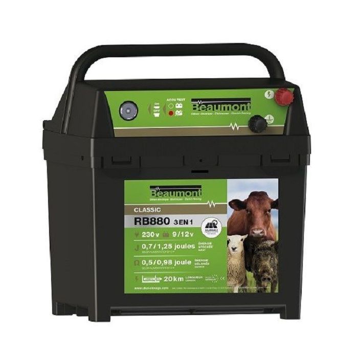 Električni pastir 230V/12V/9V Beaumont Classic RB880 bez solarnog panela