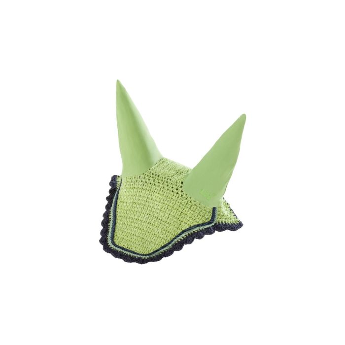 Ušne kape za konje zelena pletena 3 Full