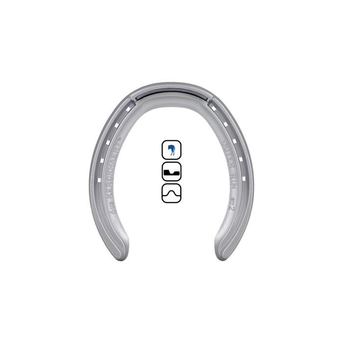 Potkovice za konje Alu Outer Rim 1/C zadnje