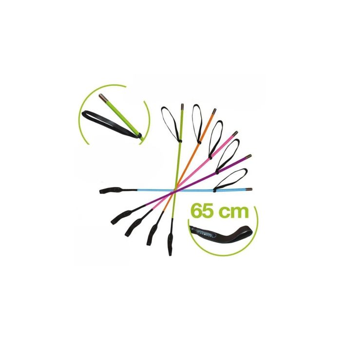 Bič za konje za dresuru Fluo 65cm