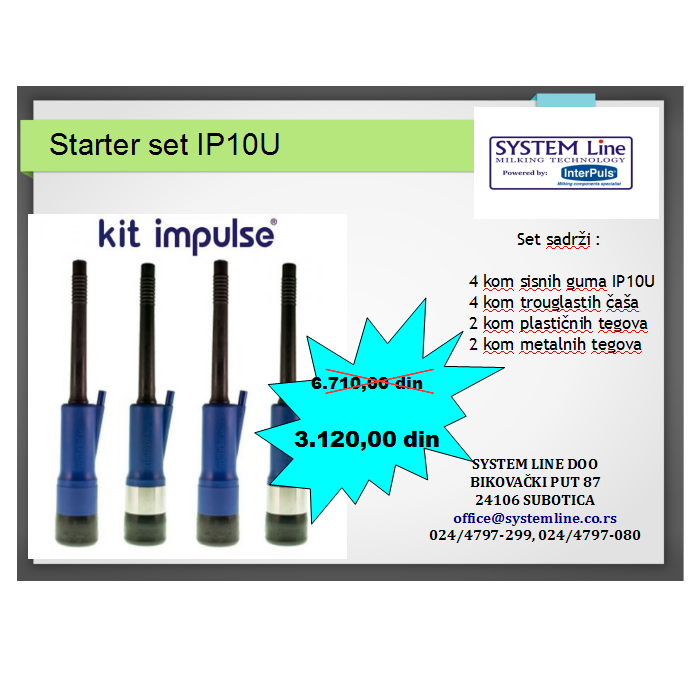 Starter set IP10U