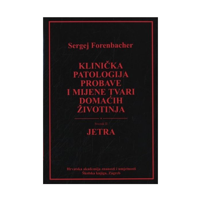 Klinička patologija probave i mijene tvari domaćih životinja