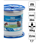 Traka za električnog pastira Ruban Easy R20 200m