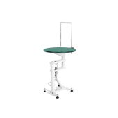 Groom-X okrugli pneumatski sto prečnika 60cm, sa rotirajućom radnom površinom i podešavanjem visine